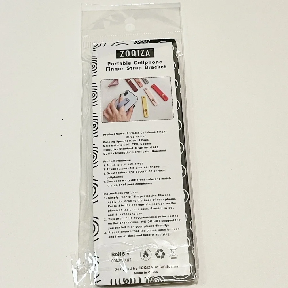 Brand New With Tags! Zoqiza portable cell phone finder strap bracket in pink. OS